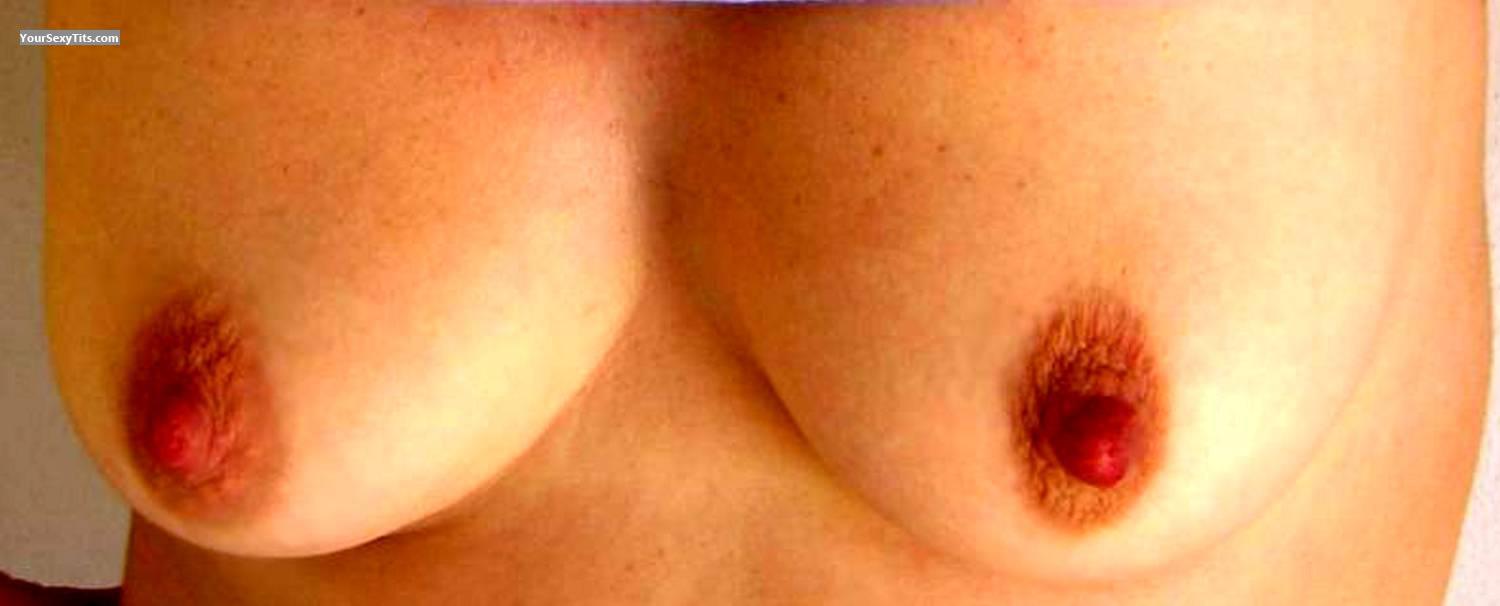 Tit Flash: Small Tits - Topless from United Kingdom